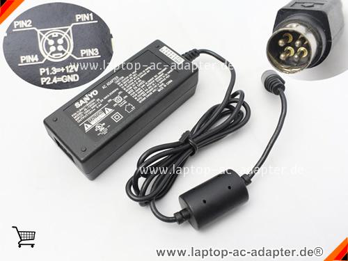 Original SHIJIA QUADHEAD2GO adapter, 12V 3.4A QUADHEAD2GO Notebook Netzteile, SANYO12V3.4A40W-4PIN