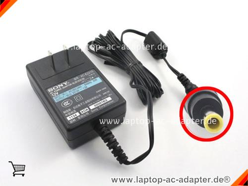 Original SONY SRS D4 adapter, 12V 1.5A SRS D4 Notebook Netzteile, SONY12V1.5A18W-5.5x3.0mm-US