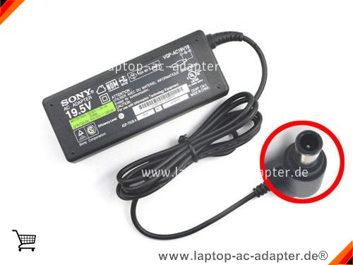 Original SONY VAIO VGN-CR13 SERIES adapter, 19.5V 3.9A VAIO VGN-CR13 SERIES Notebook Netzteile, SONY19.5V3.9A75W-6.5x4.4mm