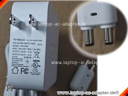 Original TINECO DSC550-260070-19301 ac adapter, 26V 0.7A DSC550-260070-19301 Notebook Netzteile TINECO26V0.7A36.4W-2Tips-US Original TINECO DSC550-260070-19301 adapter, 26V 0.7A DSC550-260070-19301 Notebook Netzteile, TINECO26V0.7A36.4W-2Tips-US