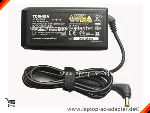 Original TOSHIBA SD-P96DT adapter, 12V 2A SD-P96DT Notebook Netzteile, TOSHIBA12V2A24W-5.5x3.0mm