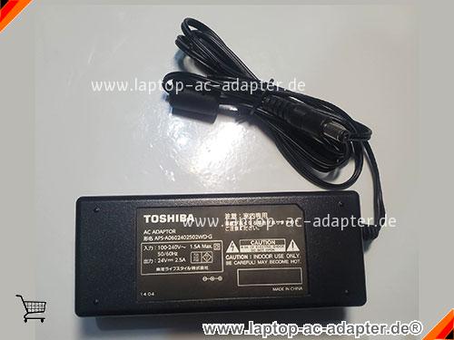 Original TOSHIBA RSS-AZ77 adapter, 24V 2.5A RSS-AZ77 Notebook Netzteile, TOSHIBA24V2.5A60W-5.5x2.5mm-A060