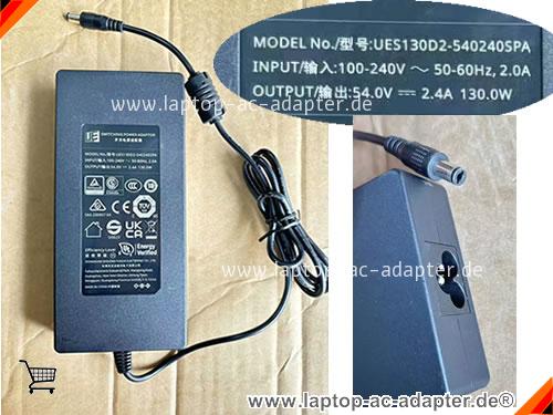 Original UE UES130D2-540240SPA ac adapter, 54V 2.4A UES130D2-540240SPA Notebook Netzteile UE54V2.4A130W-5.5x2.1mm Original UE UES130D2-540240SPA adapter, 54V 2.4A UES130D2-540240SPA Notebook Netzteile, UE54V2.4A130W-5.5x2.1mm