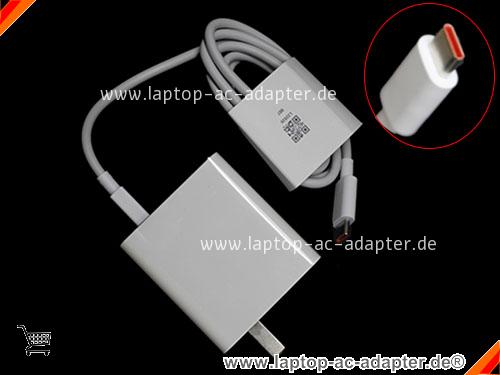 Original XIAOMI RED MI adapter, 20V 3.25A RED MI Notebook Netzteile, XIAOMI20V3.25A65W-TYPE-C-US-W-B