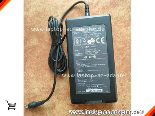 Original YOKOGAWA CA100 adapter, 15V 1.33A CA100 Notebook Netzteile, YOKOGAWA15V1.33A19.95W-6.5x4.4mm