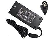 EDAC 12V 10A  Laptop AC Adapter 120W Round with 4 Pins EDAC12V10A120W-4PIN-ZFYZ
