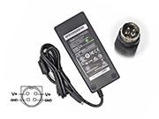 EDAC 12V 7A  Laptop AC Adapter 84W Round with 4 Pin EDAC12V7A84W-4PIN-SZXF