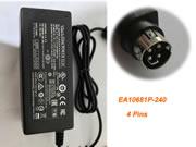 EDAC 24V 2.5A  Laptop AC Adapter 60W Round with 4 Pins EDAC24V2.5A60W-4Pins-SZXF