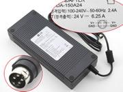 New Original Ac Adapter 24v 6.25a Für Lg Da-150a24 Hu10182-11069a Power Supply 4pin auf laptop-ac-adapter.de