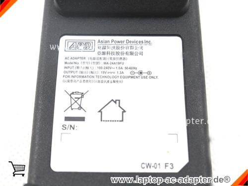 Bild 3 Von Original New Asian Power Devices Wa-24a19fu 19v 1.3a Ac Adapter Auf Laptop-ac-adapter.de 