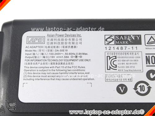 Bild 3 Von Original Apd Da-30e19 19v 1.58a Ac Adapter Für Asian Power Device 5.5x2.5mm Auf Laptop-ac-adapter.de 