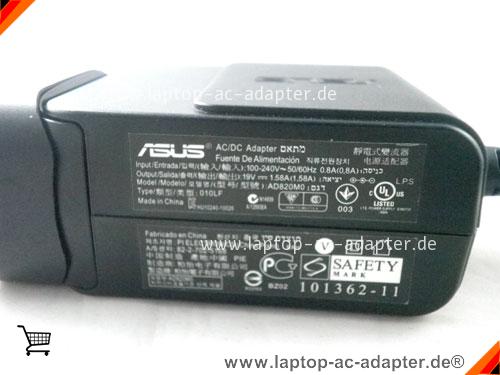 Große Bilder 3 von Original ASUS EXA1004UH ac adapter, 19V 1.58A EXA1004UH Notebook Netzteile ASUS19V1.58A30W-2.31x0.70mm_wall