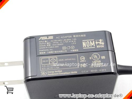 Große Bilder 4 von Original ASUS ADP-33AW A ac adapter, 19V 1.75A ADP-33AW A Notebook Netzteile ASUS19V1.75A33W-4.0X1.35mm-US