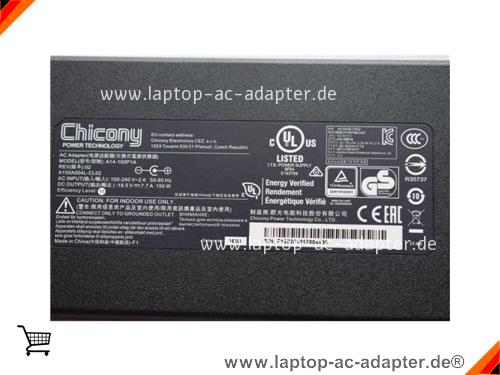 Bild 2 Von Original Chicony 19.5v 7.7a Ac Adapter Power Supply A14-150p1a Auf Laptop-ac-adapter.de 