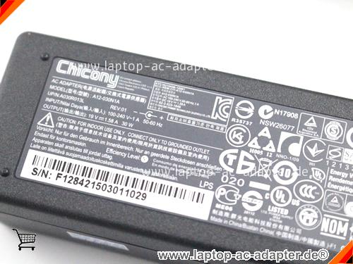 Große Bilder 3 von Original CHICONY A12-030N1A ac adapter, 19V 1.58A A12-030N1A Notebook Netzteile CHICONY19V1.58A30W-4.8x1.7mm