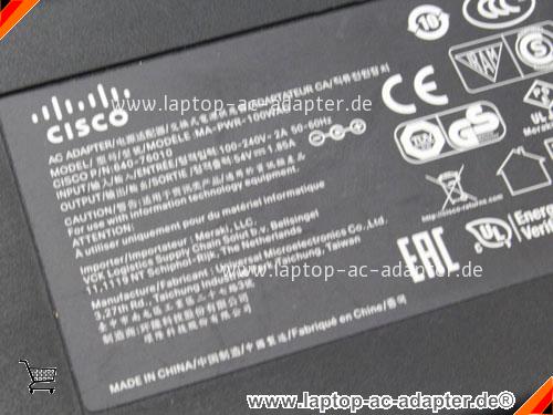 Große Bilder 4 von Original CISCO 640-76010 ac adapter, 54V 1.85A 640-76010 Notebook Netzteile CISCO54V1.85A100W-6.0x3.0mm