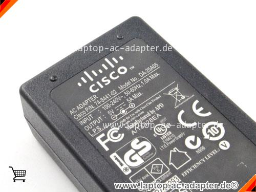 Große Bilder 4 von Original CISCO 741844102 ac adapter, 5V 5A 741844102 Notebook Netzteile CISCO5V5A25W-5.5x2.5mm