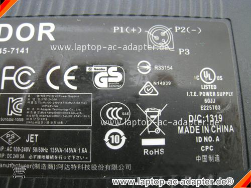Bild 2 Von Original Condor Std-24050(reva) Std-24050 24v 5a 120w Power Adapter Auf Laptop-ac-adapter.de 