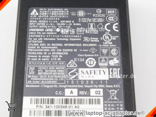 Bild 3 Von Original Delta Adp-66cr B Ac Adapter 12v 5.5a 66w 4 Square Holes Auf Laptop-ac-adapter.de 
