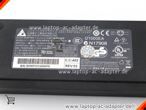 Bild 3 Von Original Delta Dps-90fb A Ac Adapter 12v 7.5a Power Supply Round With 4 Pin Auf Laptop-ac-adapter.de 