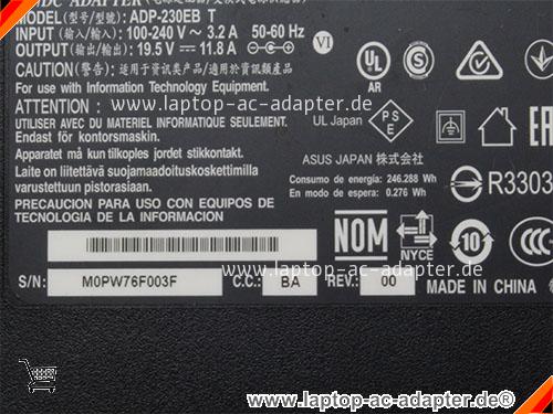 Bild 2 Von Delta 19.5v11.8a 230w Ac Adapter Für Msi 1762 Gt70 16f3 16f4 Laptop Auf Laptop-ac-adapter.de 