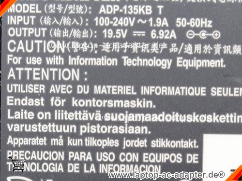 Bild 2 Von Original Delta Adp-135kb T Ac Adapter 19.5v 6.92a 135w Power Supply 7.4 X 5.0mm Auf Laptop-ac-adapter.de 
