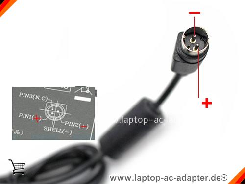 Große Bilder 5 von Original EDAC  12V 5A Laptop AC Adapter, Notebook Netzteile EDAC12V5A60W-3PIN