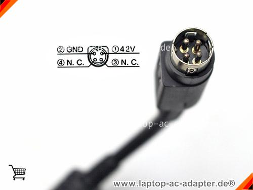 Große Bilder 5 von Original EPSON M248A ac adapter, 42V 1.38A M248A Notebook Netzteile EPSON42V1.38A58W-4PIN