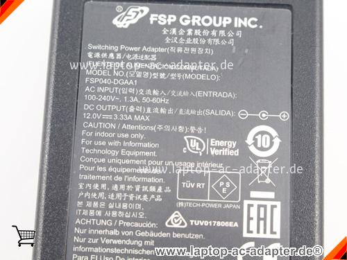 Große Bilder 3 von Original FSP FSP040-DGAA1 ac adapter, 12V 3.33A FSP040-DGAA1 Notebook Netzteile FSP12V3.33A40W-5.5x2.5mm