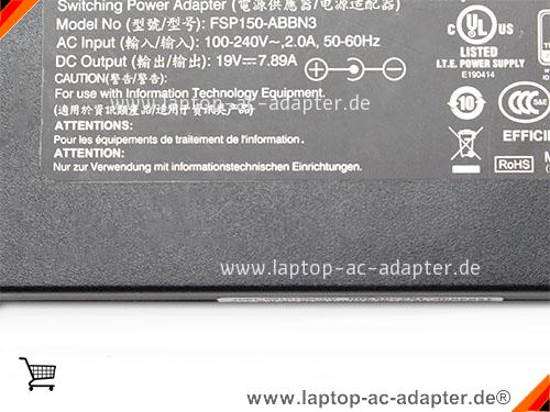 Bild 2 Von Original Thin Fsp Fsp150-abbn3 Ac /dc Adapter 19v 7.89a 150w Power Supply Auf Laptop-ac-adapter.de 