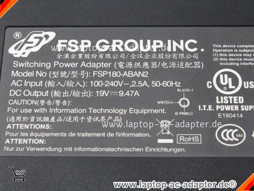 Große Bilder 3 von Original FSP FSP180-ABAN2 ac adapter, 19V 9.47A FSP180-ABAN2 Notebook Netzteile FSP19V9.47A180W-7.4x5.0mm