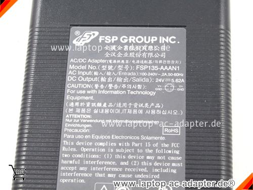 Große Bilder 3 von Original FSP FSP135-AAAN1 ac adapter, 24V 5.62A FSP135-AAAN1 Notebook Netzteile FSP24V5.62A135W-4PIN