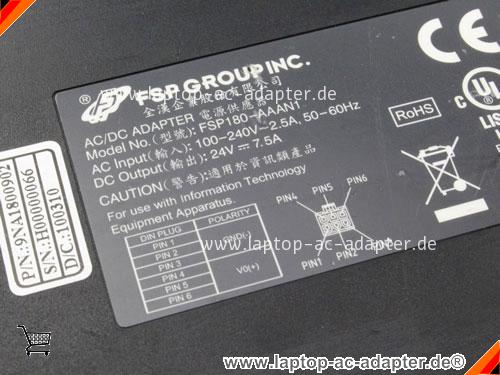 Bild 4 Von Original Fsp Fsp180-aaan1 Ac Adapter Molex 6 Pin 24v 7.5a 180w Power Adapter Auf Laptop-ac-adapter.de 