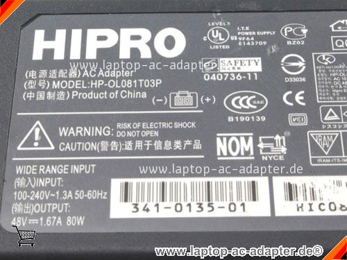 Bild 4 Von Original Hipro Hp-ol081t03p Ac Adapter 48v 1.67a 80w Power Supply Auf Laptop-ac-adapter.de 