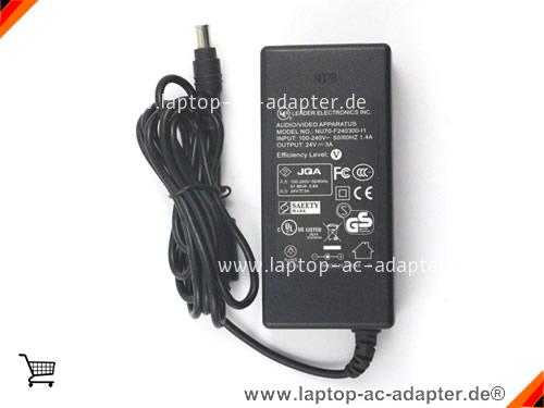 Große Bilder 1 von Original LEI  24V 3A Laptop AC Adapter, Notebook Netzteile LEI24V3A72W-6.5x4.0mm