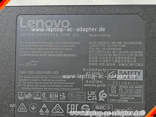 Große Bilder 2 von Original LENOVO SA10R16956 ac adapter, 20V 15A SA10R16956 Notebook Netzteile LENOVO20V15A300W-rectangle