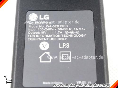 Große Bilder 2 von Original LG ADS-40SG ac adapter, 19V 1.7A ADS-40SG Notebook Netzteile LG19V1.7A32W-6.5x4.0mm-EU