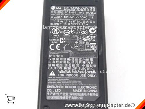 Bild 3 Von Original Lg Ads-65bl-19-3 19065g Ac Adapter 19v 3.42a Power Supply Auf Laptop-ac-adapter.de 
