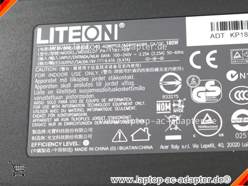 Bild 3 Von Original Liteon Pa-1181-09 Ac Adapter 19v 9.47a Für Acer All In One Aio Aspire Z1-611 622 Series Auf Laptop-ac-adapter.de 