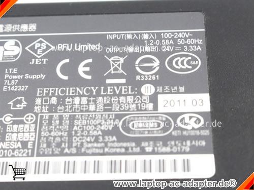 Bild 3 Von New Seb100p3-24.0 24v 3.33a Scanner Adapter Für Fujitsu Fi-4530c Pa03544-k908 Pa03010-6311 Auf Laptop-ac-adapter.de 