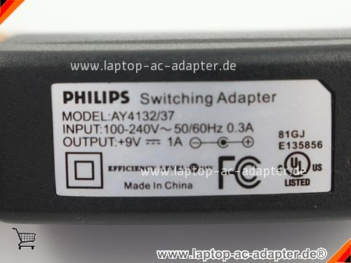Große Bilder 3 von Original PHILIPS AY4132/37 ac adapter, 9V 1A AY4132/37 Notebook Netzteile PHILIPS9V1A9W-4.0x1.7mm
