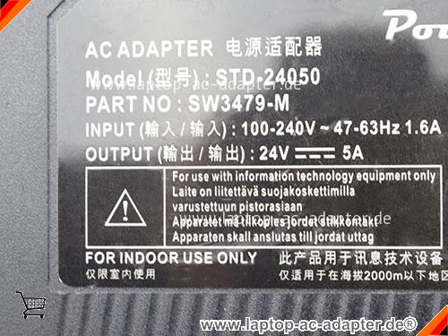 Bild 2 Von Original Powerpax Std-24050 Ac Adapter Sw3479-m Power Supply 24v 5a With Molex 2 Pin Auf Laptop-ac-adapter.de 