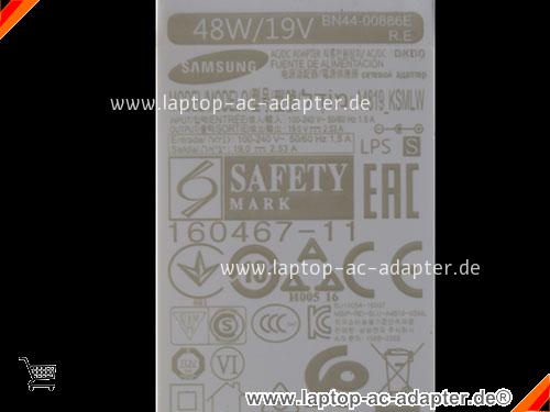 Bild 2 Von Original White Eu Samsung 19v 2.53a Tv Power Supply A4819_ksmlw A4819_ksml Auf Laptop-ac-adapter.de 