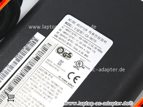 Große Bilder 2 von Original SAMSUNG  19V 4.74A Laptop AC Adapter, Notebook Netzteile SAMSUNG19V4.74A90W-5.5x3.0mm-CAR