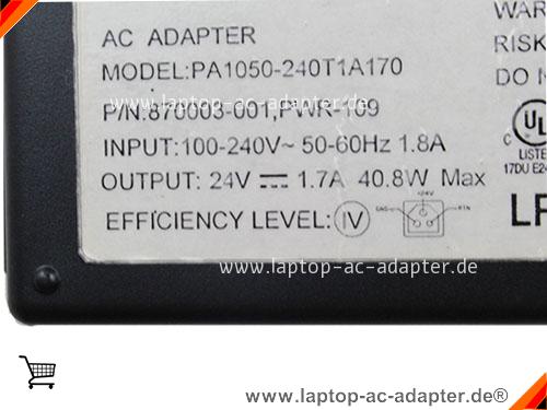Große Bilder 2 von Original SIMPLYCHARGED 870003-001 ac adapter, 24V 1.7A 870003-001 Notebook Netzteile SIMPLYCHARGED24V1.7A40.08W-3HOLE