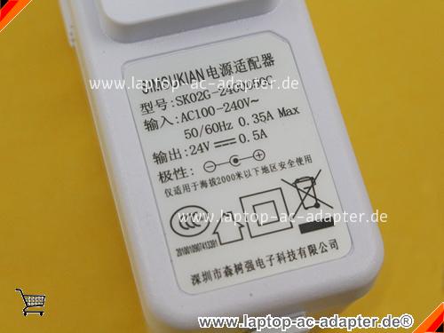 Große Bilder 3 von Original SIMSUKIAN SK02G-2400050C ac adapter, 24V 0.5A SK02G-2400050C Notebook Netzteile SIMSUKIAN24V0.5A12W-5.5x2.1mm