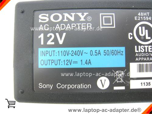 Bild 2 Von Original Sony Ac-nx1w 12v 1.4a Ac Adapter  Auf Laptop-ac-adapter.de 