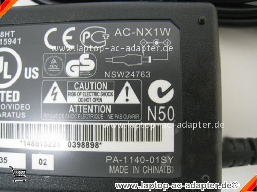 Bild 3 Von Original Sony Ac-nx1w 12v 1.4a Ac Adapter  Auf Laptop-ac-adapter.de 