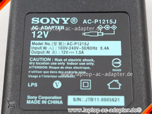 Bild 2 Von Original 12v 1.5a 30w Ac-p1215j Ac Adapter Auf Laptop-ac-adapter.de 