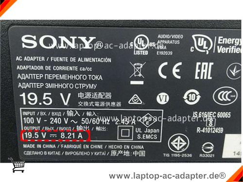 Bild 2 Von Original Sony Acdp-160e01 Ac Adapter Acdp-160d01 19.5v 8.21a Für Kd-50sd8005 Kdl-43w950d Series Tv Auf Laptop-ac-adapter.de 